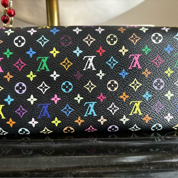 Louis Vuitton multicolor Sarah bifold long wallet pink interior - Picture 2 of 15